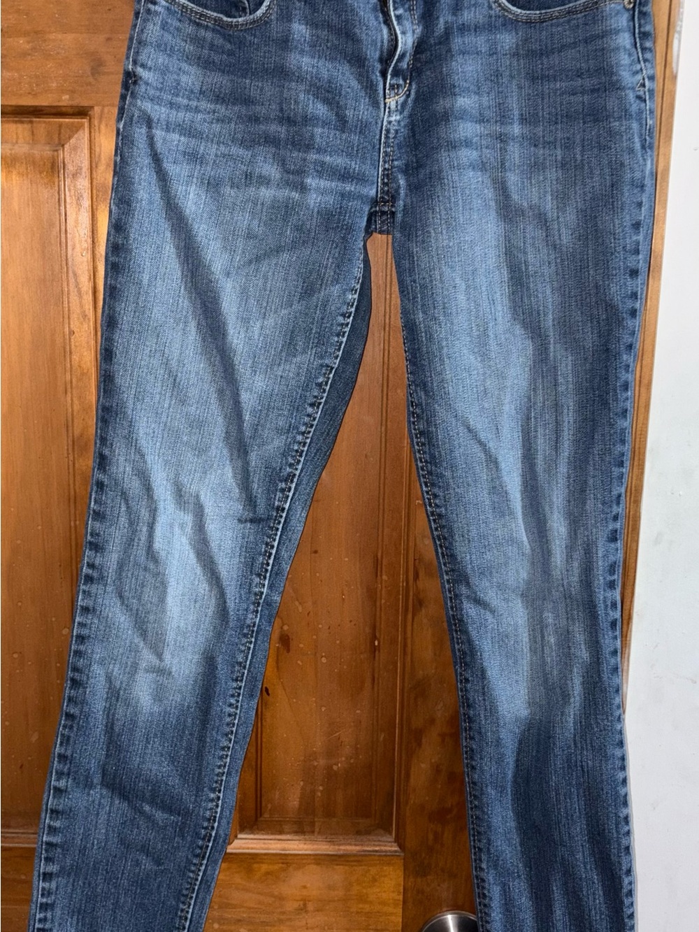 Aeropostale Women's Skinny Jeans in Washed Blue
